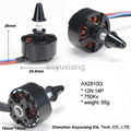 High quality brushless dc motor AX2810Q 750Kv or 900Kv in stock 3