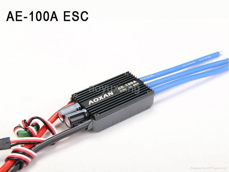 AE-100A/65A/45A Brushless Motors  Electric Speed Controller ESC for RC airplane 2