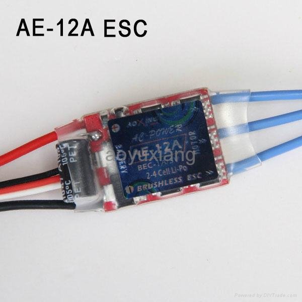 Hot-selling Brushless ESC 12A/ 20A/25A/30A with BEC for rc diy toy drones 3