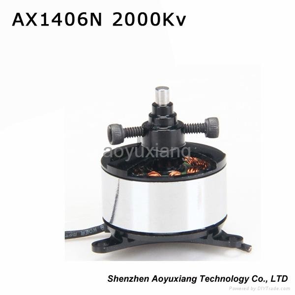  Outrunner electric rc Brushless Motor AX1406N 2000Kv for hobby rc small plane 3