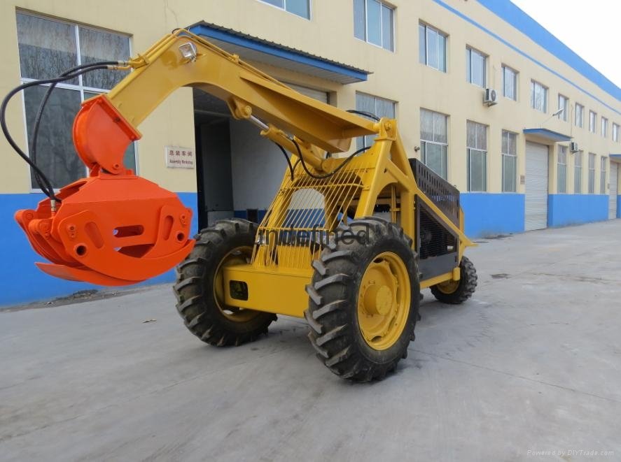 Factory direct supply QZ-4200sgugar loader grasping sugarcane machine round 3