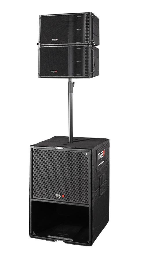 Light-mobile professional sound system for touring show 2