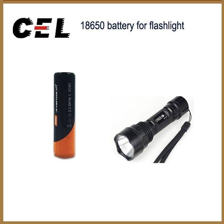 18650 cells for flashlight