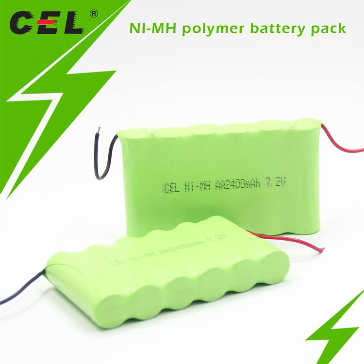 AA2400 NI-MH polymer battery for Emergency Light 2