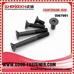 zhengxin high quality fastener factory price screw bolt din7991