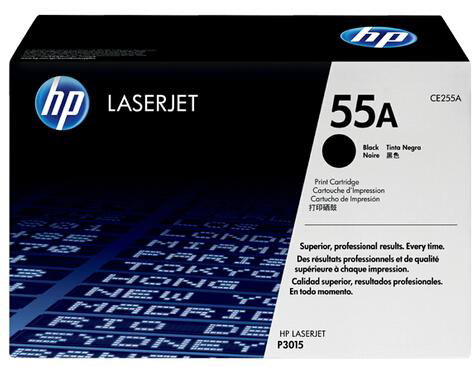 HP 55A Black Original LaserJet Toner Cartridge HP CE255A For HP P3015 3015d 3015