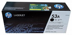 Genuine original HP Q7553A LASERJET 53A ORIGINAL TONER CARTRIDGE - BLACK