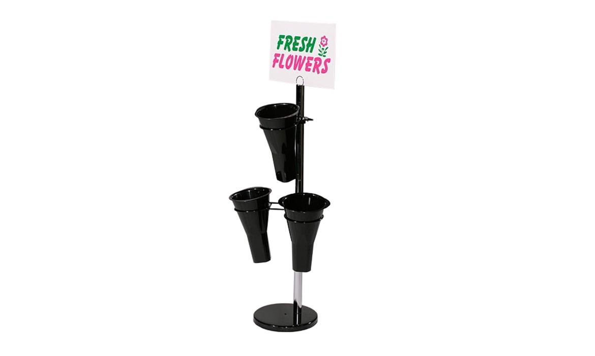 3 Stations Flower Stand Merchandisers