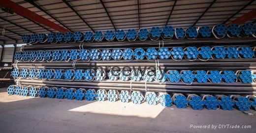 ERW EN10219 API5L Line pipe structural alloy steel pipes carbon casing 4