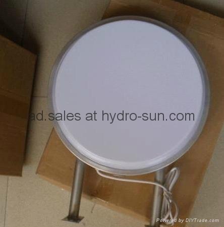 Round type light box aluminium material for lightbox frame