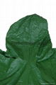 R-1020A-PEVA-04 GREEN EVA PEVA RAIN MENS PONCHO 4