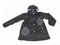 R-1022-1006 BLACK PU LONG RAIN JACKET