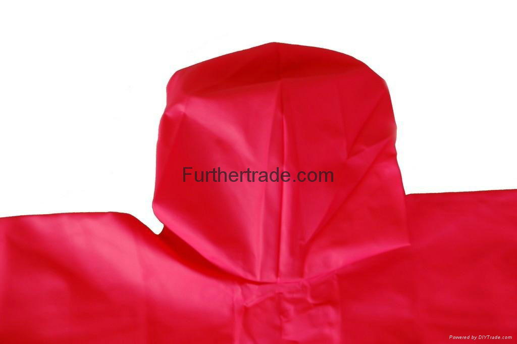 R-1020K-2016 RED PU RAINCOATS FOR KIDS 2