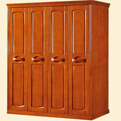 Classical wood wardrobe Elm wardrobe closet wardrobe armoire