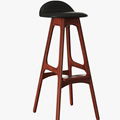 simple style wood bar stool kitchen bar