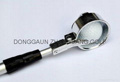 Semi-manufacture steel hand-push golf ball picker