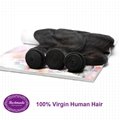 Virgin Human Hair Brazilian Body Wave 12 inches Hair Extension 5