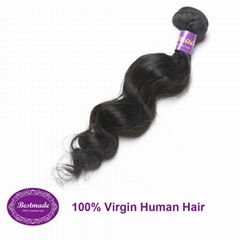 Virgin Human Hair Malaysian Loose Wave 12-30 inches Remy Hair Extension