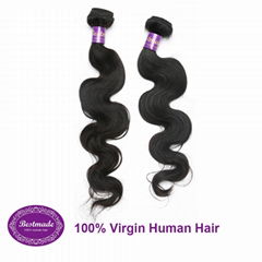 Virgin Human Hair Indian Body Wave 12-30 inches Remy Hair Extension