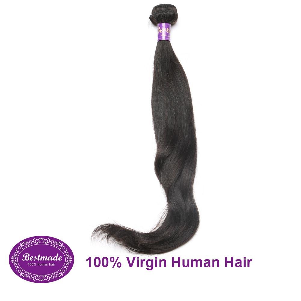 Virgin Human Hair Peruvian Straight 12-30 inches Remy Hair Extension 2