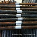 High tensile strength rib peeling rebar coupler 1