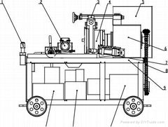 LWI-500 Type Rebar Threading Machine