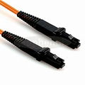 Multimode Duplex MTRJ to MTRJ fiber optic patch cable 1