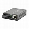 fast 10100TX RJ45 port Singlemode fiber media Converter