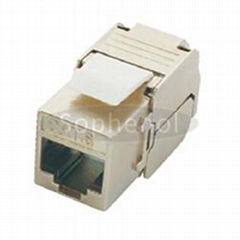 FTP Cat.6 Keystone Jack RJ45-RJ45 Slim Style