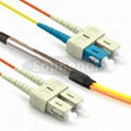 SC MM to SC SM duplex optic patch cord mode condition patch cords 1