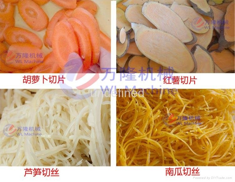  Automatic corm and root vegetable cutting machine 4