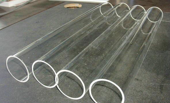 Clear Fused Quartz Glass Tube