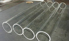 Clear Fused Quartz Glass Tube