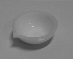 Opaque Quartz Crucible - Basin or Round Bottom With Spout