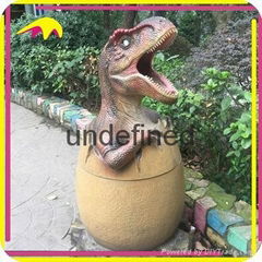 KANO4044 Theme Park Decorative Animated Dinosaur Dustbin