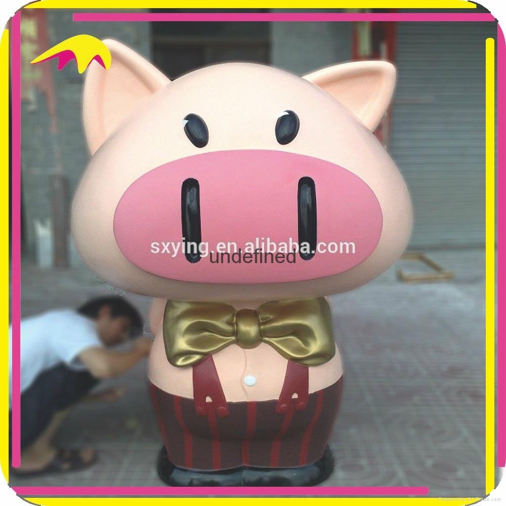 KANO4310 Amusement Park Vivid Cartoon Character Resin Game Model 2