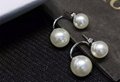 NEFFLY 2016 NEW ARRIVAL 925 SILVER Shell pearl ear stud free shipping  2