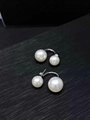 NEFFLY 2016 NEW ARRIVAL 925 SILVER Shell pearl ear stud free shipping  3