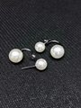 NEFFLY 2016 NEW ARRIVAL 925 SILVER Shell pearl ear stud free shipping  5