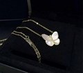 NEFFLY 2016 NEW ARRIVAL FREE SHIPPING 925 silver Clover Butterfly Necklace 2