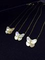 NEFFLY 2016 NEW ARRIVAL FREE SHIPPING 925 silver Clover Butterfly Necklace 5