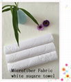 Microfiber Fabric white suqare towel2 1