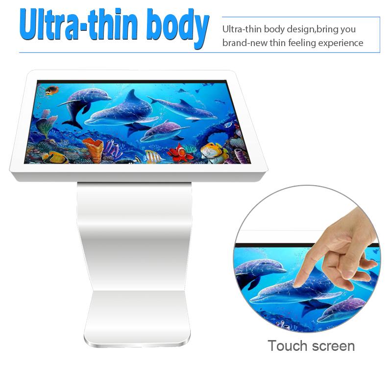 New 4K tft  interactive lcd touch screen info player 2