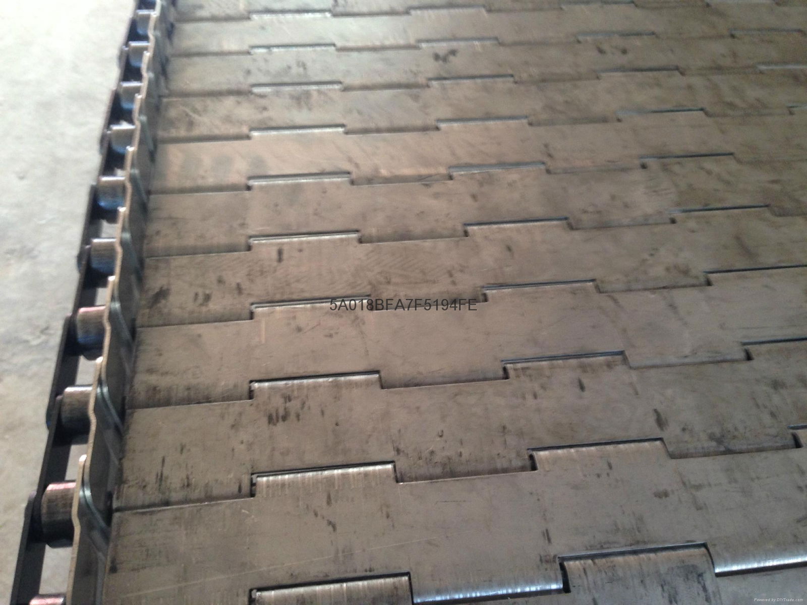 High temperature resistant metal chain plate