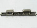 C2062, C2082 double pitch bending stainless steel chain plate conveyor