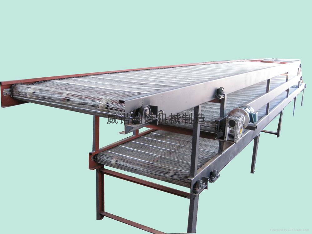 Multilayer mesh belt conveyor