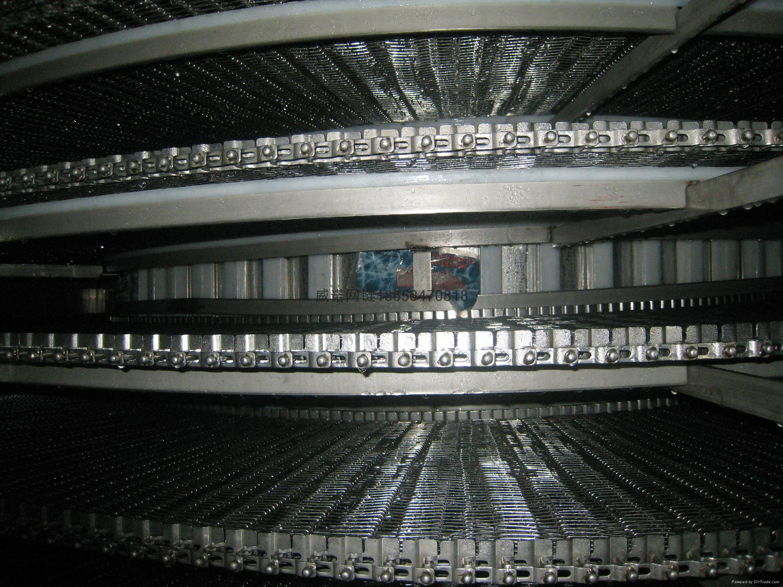 Spiral cooling machine