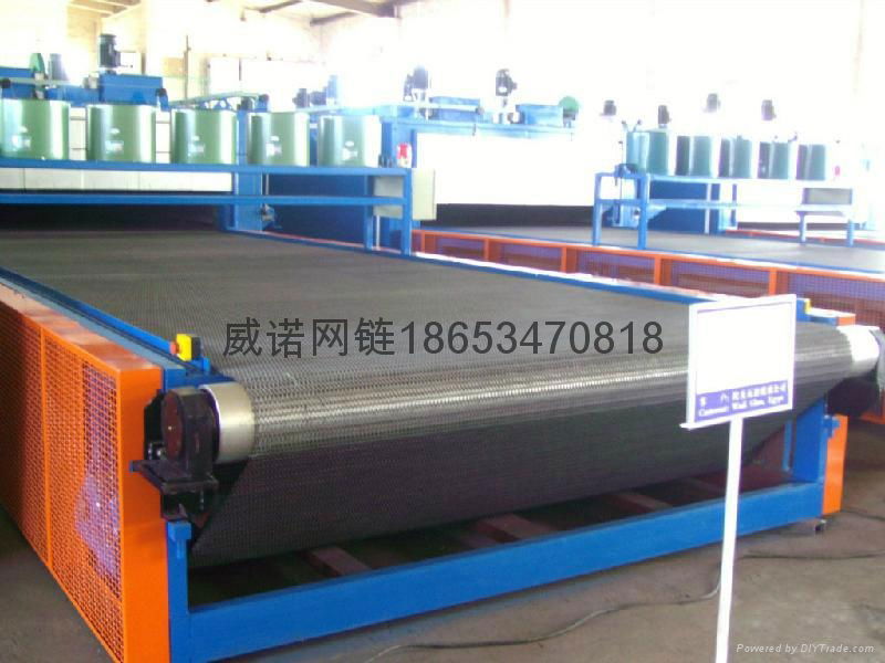 Glass bottle annealing furnace mesh belt