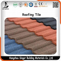 Stone Granules Coated Metal Roof Tile