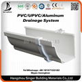 PVC Rain Gutter and Downspout for roofing rain drainage 1